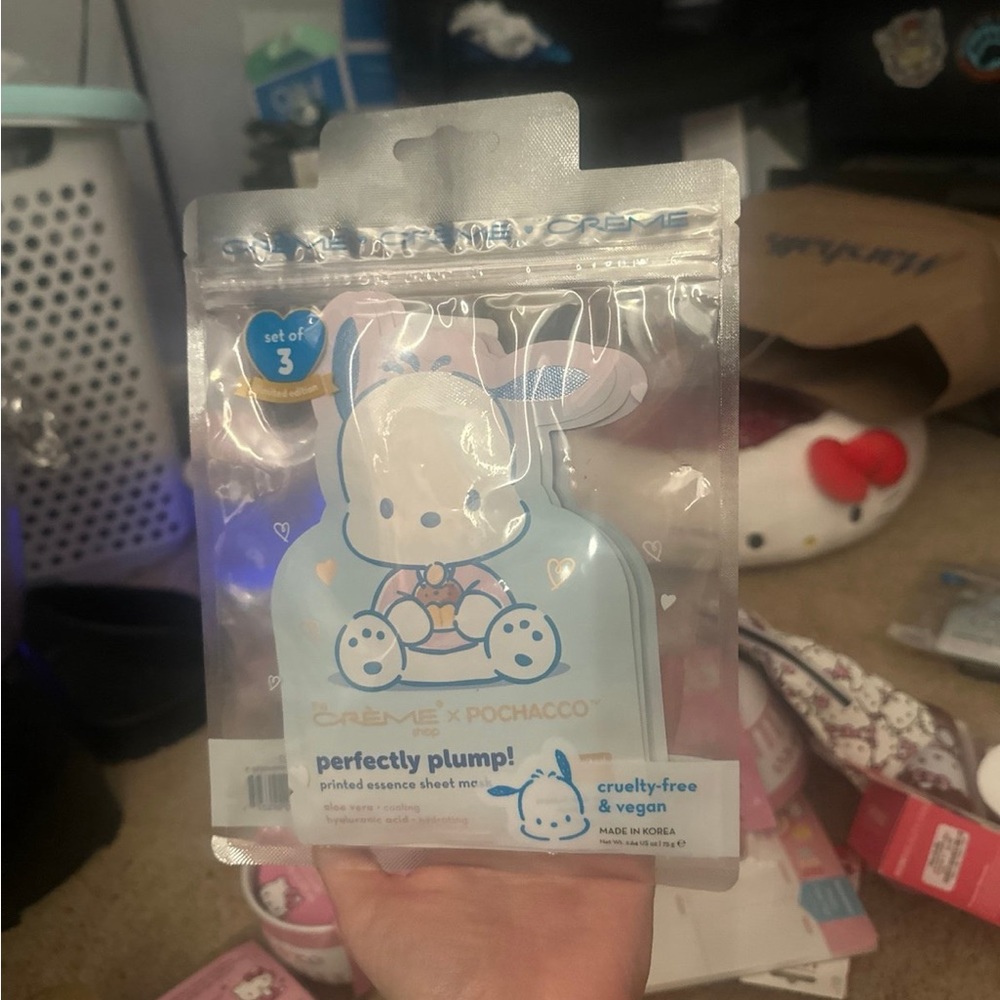 Pochacco sheet masks set of 3